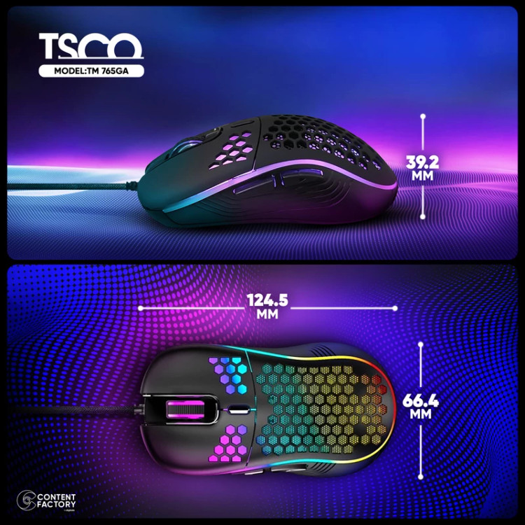 ماوس مخصوص بازی تسکو مدل TM 765GA