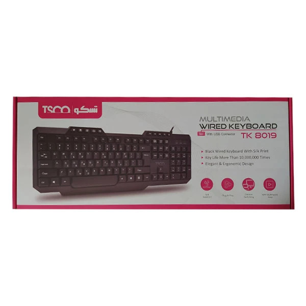 کیبورد تسکو مدل TK 8019