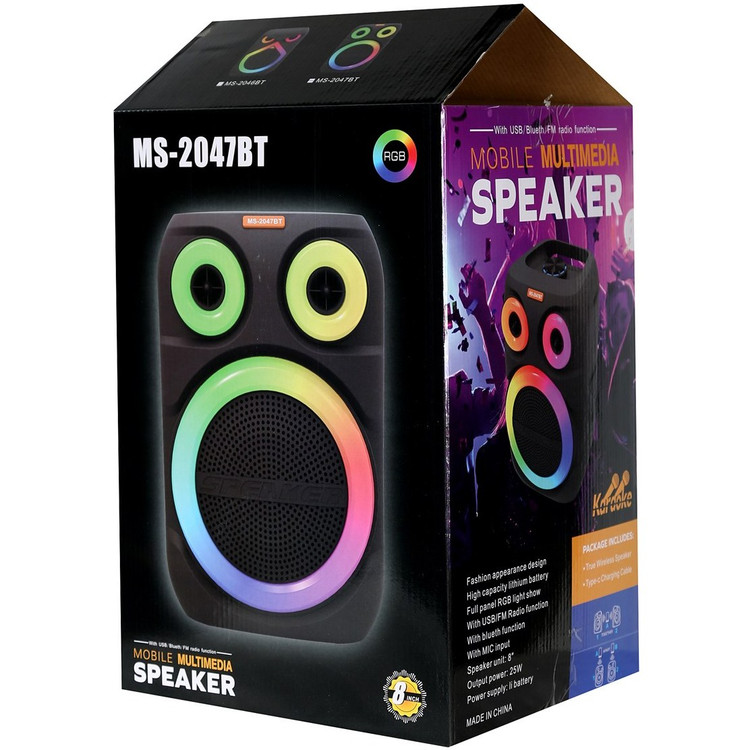اسپیکر پارتی باکس مدل MS-2047BT