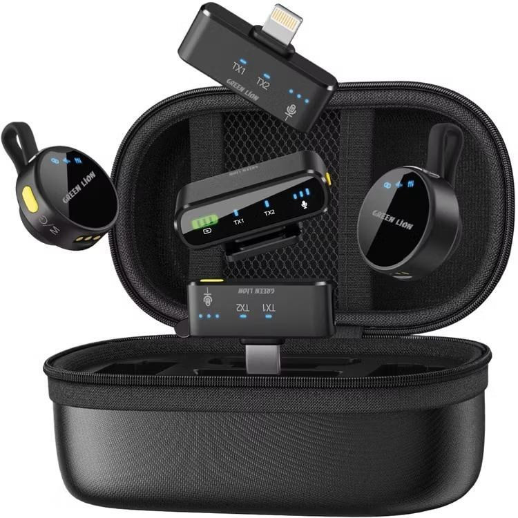 ست میکروفن بی سیم گرین لاین مدل GM-85X با درگاههای اتصال USB C