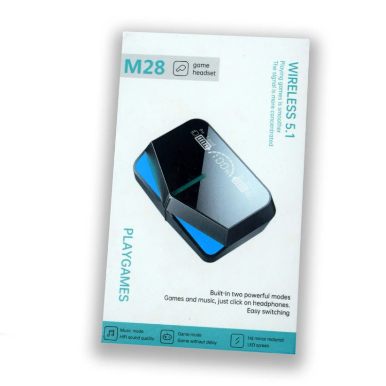 هندزفری بلوتوثی مدل M28 Playgames v5.3 2023