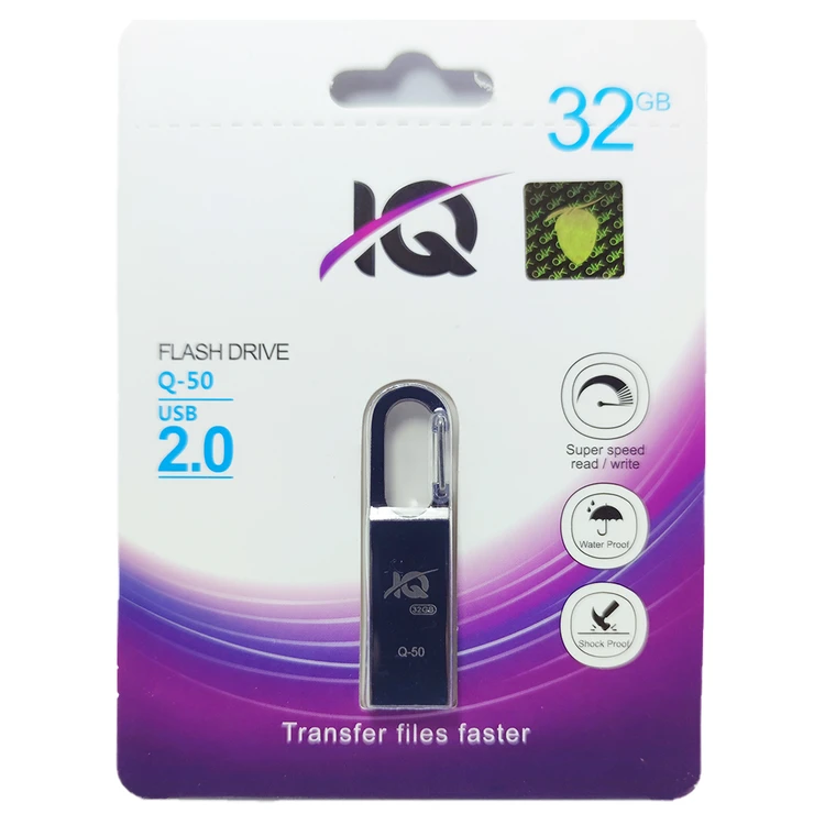 فلش IQ مدل Q-50 ظرفیت 32 گیگابایت