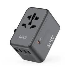 شارژر دیواری 30 وات بودی مدل Budi AC355B30