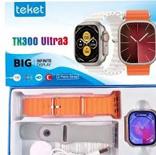 ساعت هوشمند teket مدل TX300 ULTRA3 با 2 مدل بند و قابلیت اتصال به گوشی